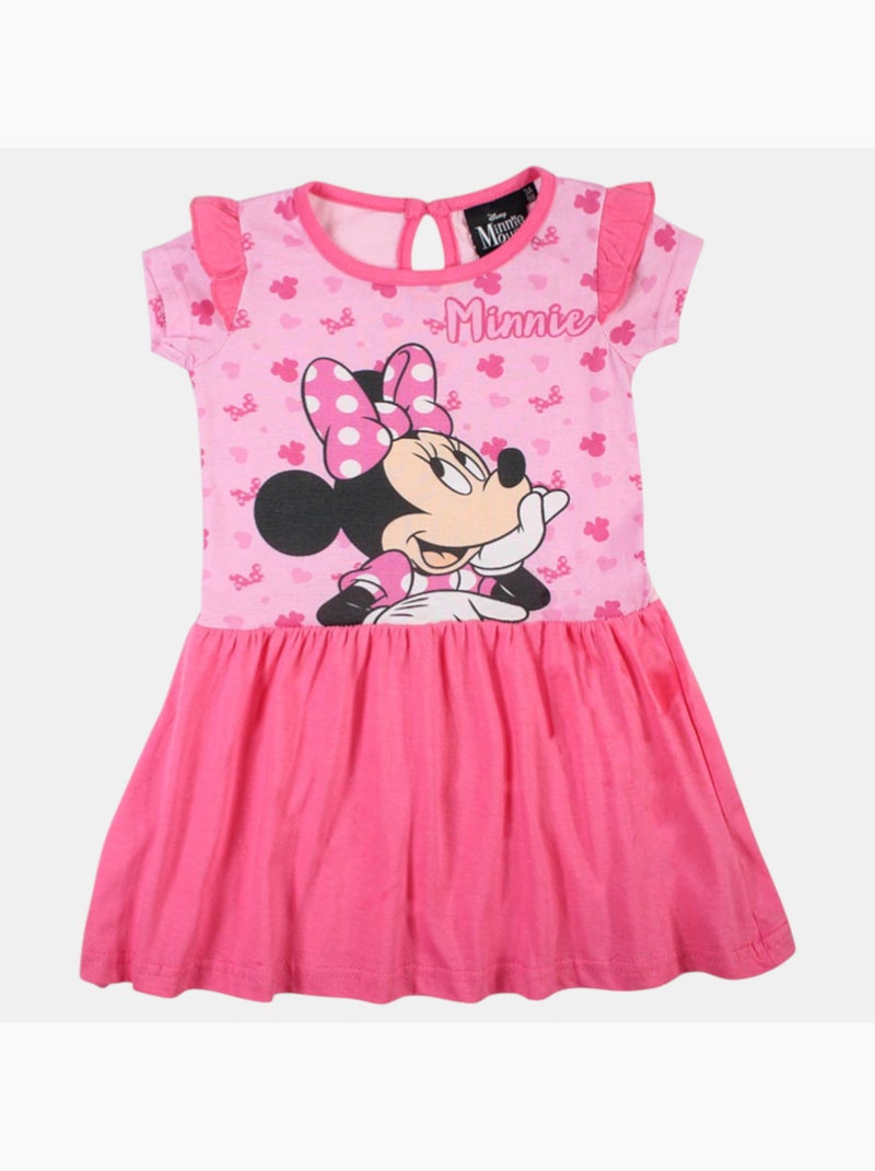 Disney - Robe enfant à motif Rose - Kiabi