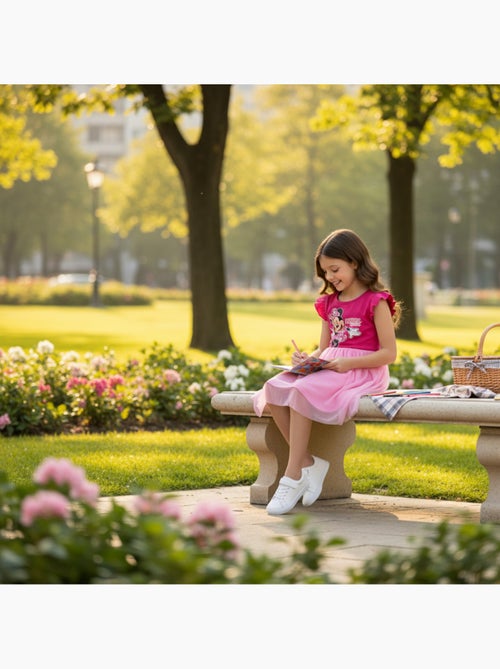 Disney - Robe enfant à motif - Kiabi