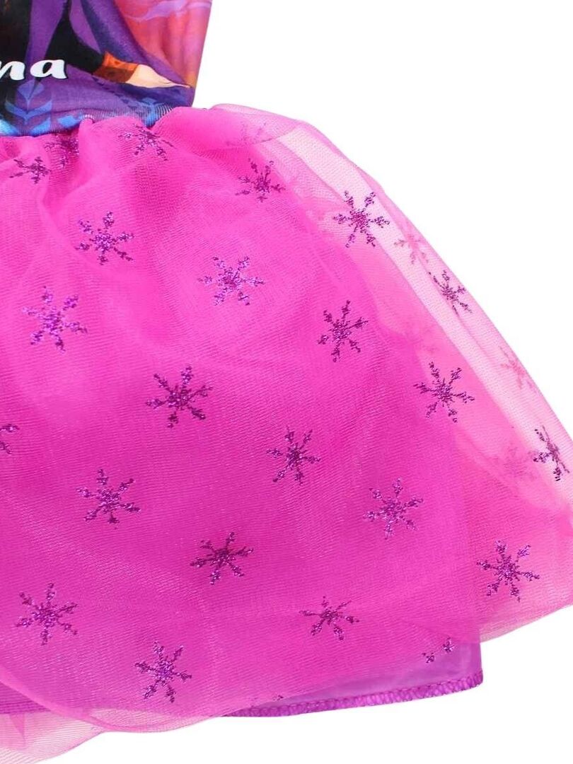 Disney - Robe fille imprimé La Reine Des Neiges - Violet - Kiabi - 14.93€