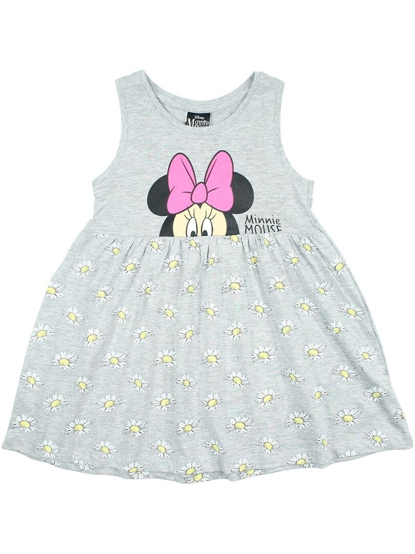 Disney Robe fille imprime Minnie en coton