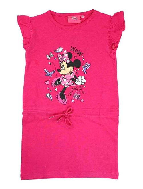 Disney - Robe fille imprimé Minnie en coton - Kiabi