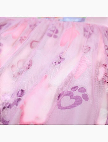 Disney - Robe fille imprimée avec tulle