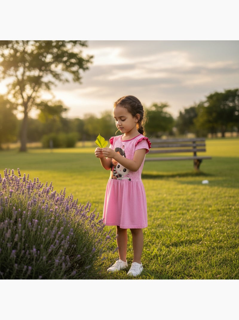 Disney - Robe fille imprimée légère Rose - Kiabi