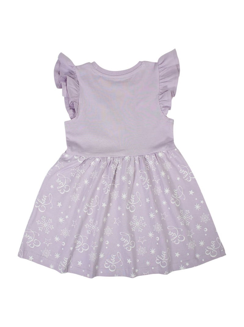 Disney - Robe Fille La Reine des Neiges Mauve - Kiabi
