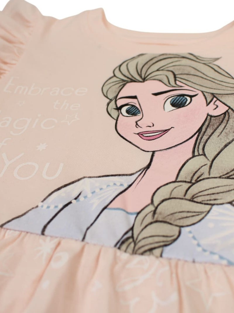 Disney - Robe Fille La Reine des Neiges Orange - Kiabi