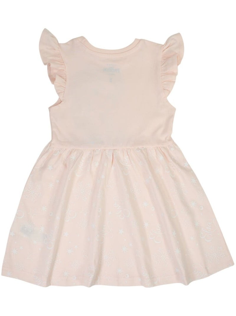 Disney - Robe Fille La Reine des Neiges Orange - Kiabi