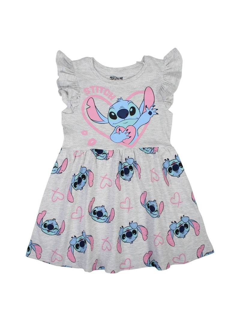 Disney Robe Fille Lilo et Stitch Gris Fille Kiabi