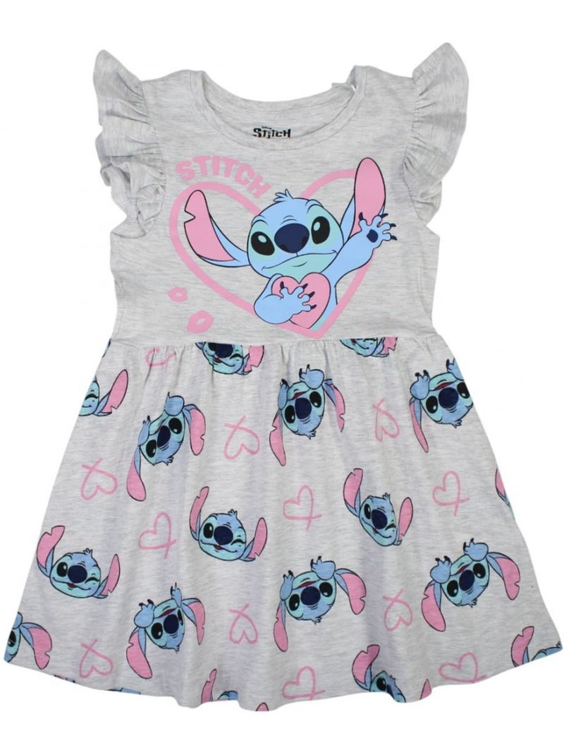 Disney - Robe Fille Lilo et Stitch Gris - Kiabi