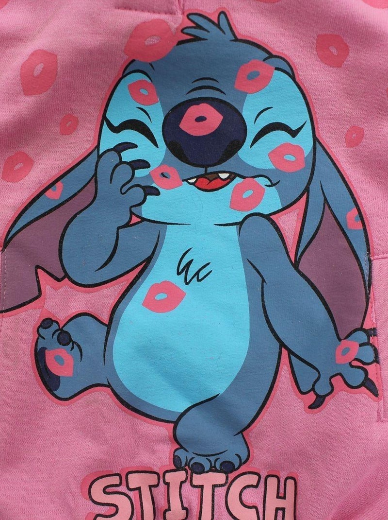 Disney - Robe imprimé Lilo Et Stitch en coton Rose - Kiabi