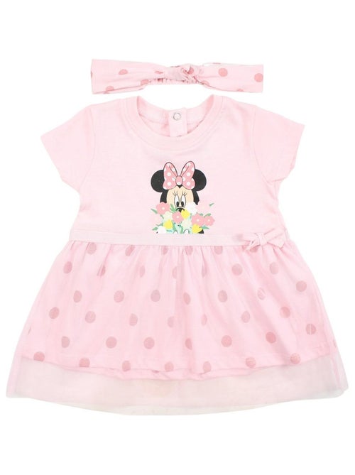 Disney - Robe imprimé Minnie en coton - Kiabi