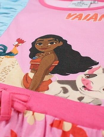 Disney - Robe imprimé Vaiana en coton