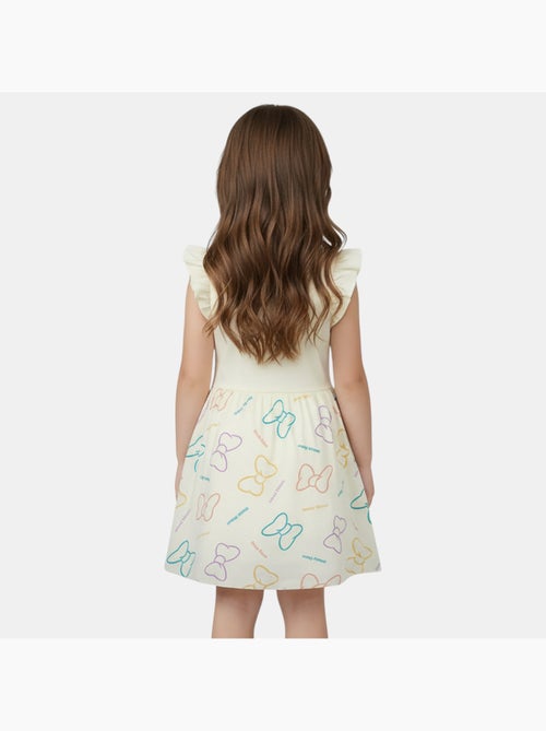 Disney - robe imprimée à manches volantées, coupe décontractée et col rond - Kiabi Disney - robe imprimée à manches volantées, coupe décontractée et col rond - Kiabi