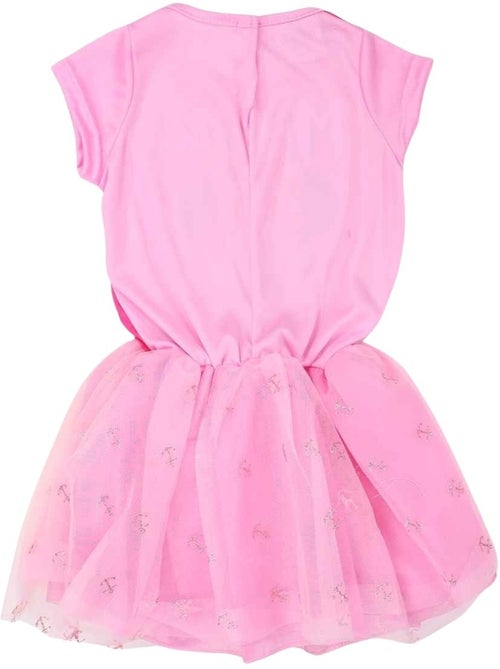 Disney - robe imprimée avec jupe en tulle, coupe droite, col rond et manches courtes - Kiabi Disney - robe imprimée avec jupe en tulle, coupe droite, col rond et manches courtes - Kiabi
