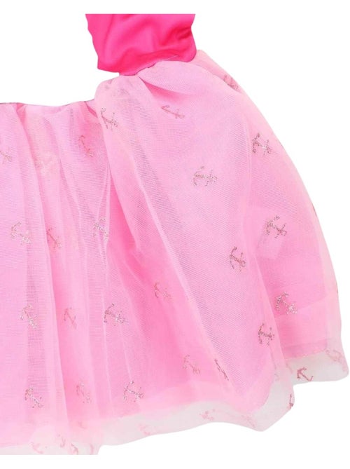 Disney - robe imprimée avec jupe en tulle, coupe droite, col rond et manches courtes - Kiabi Disney - robe imprimée avec jupe en tulle, coupe droite, col rond et manches courtes - Kiabi