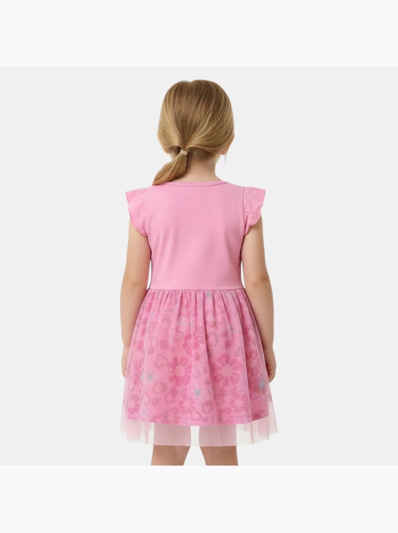 Disney - robe imprimée sans manches, jupe en tulle Rose - Kiabi