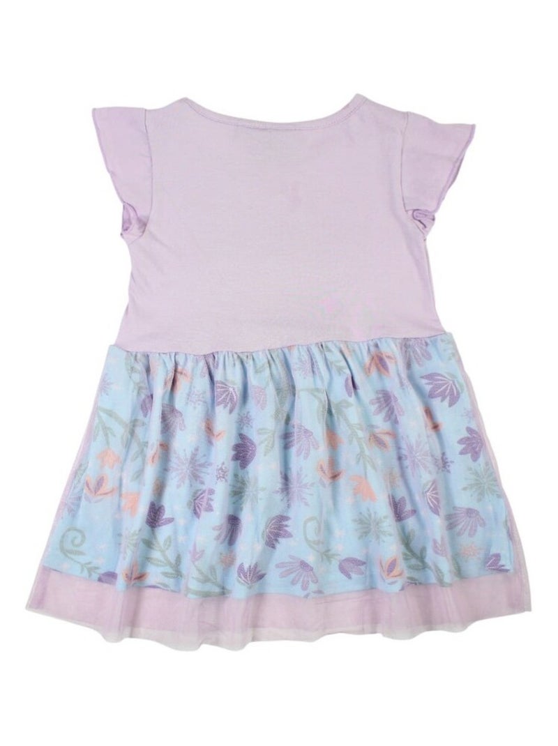 Disney - Robe La Reine des Neiges Mauve - Kiabi