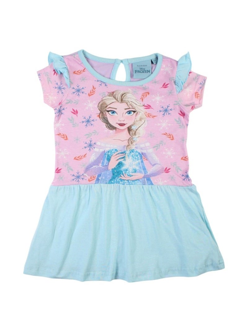 Disney Robe La Reine des Neiges Rose Fille Kiabi