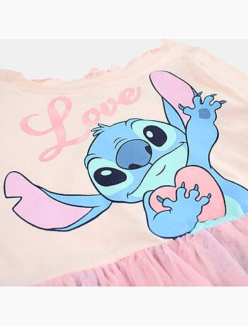 Disney - Robe manches longues avec tulle et motifs