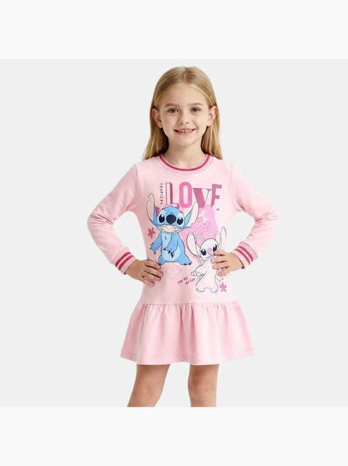 Disney - robe manches longues imprimée, col rond - Kiabi Disney - robe manches longues imprimée, col rond - Kiabi