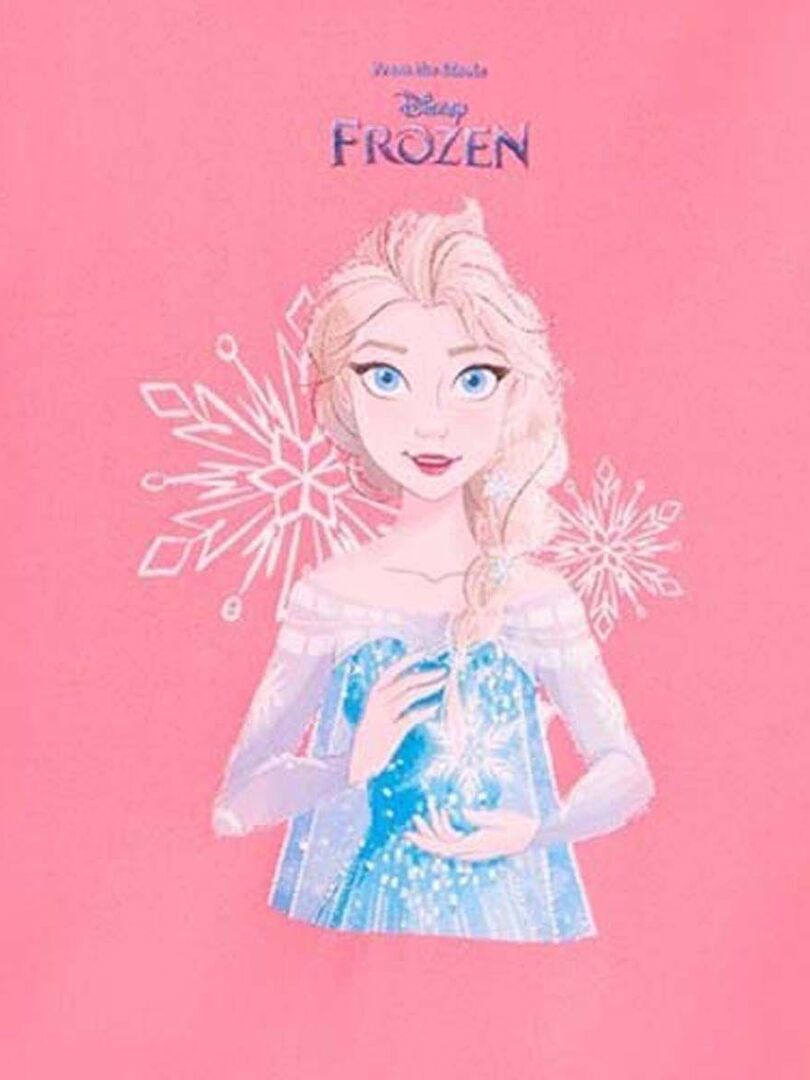 Disney - Robe fille imprimé La Reine Des Neiges - Violet - Kiabi - 14.93€