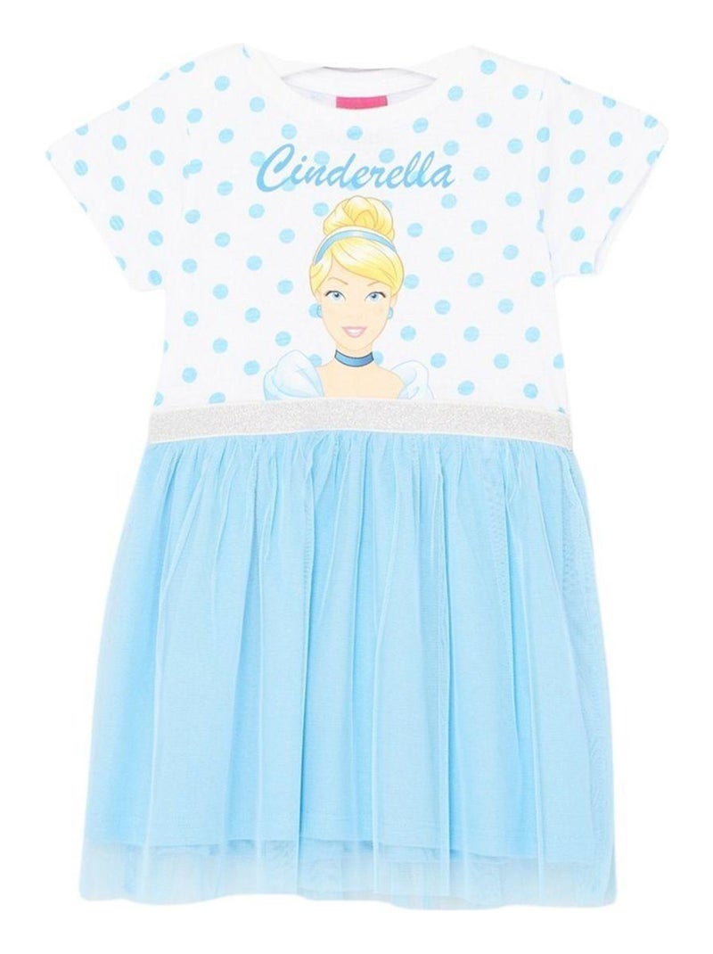 Disney - Robe Tuile Princesse Bleu - Kiabi