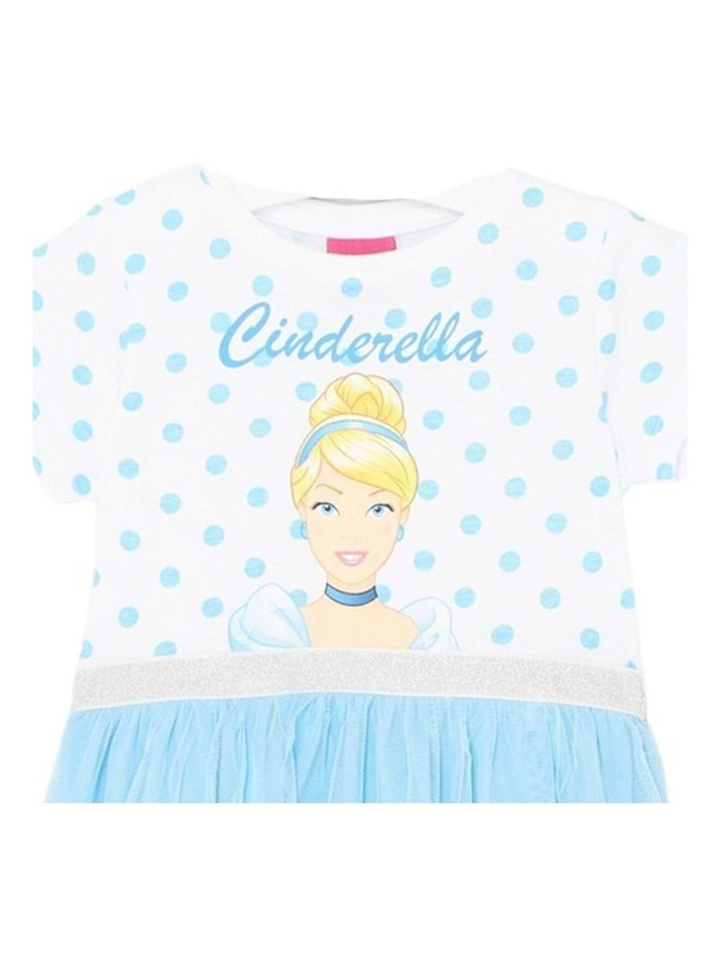 Disney - Robe Tuile Princesse Bleu - Kiabi