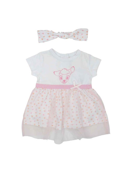 Disney - Robe tulle bébé fille avec bandeau - Kiabi