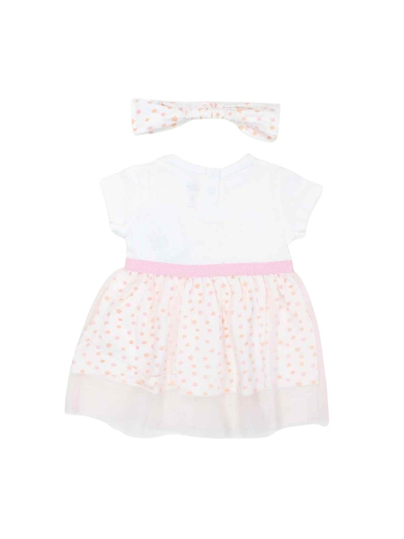 Disney - Robe tulle bébé fille avec bandeau Rose - Kiabi
