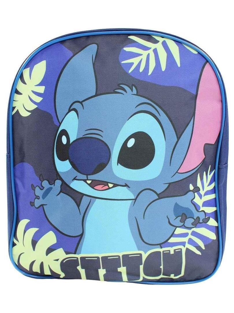 Disney - Sac à dos garçon imprimé Lilo Et Stitch 30x26x10 cm Bleu - Kiabi