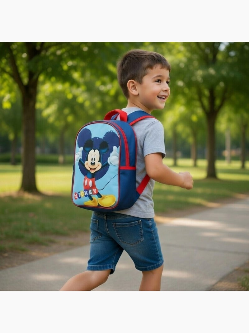 Disney - sac à dos imprimé 30 x 26 x 10 cm Bleu - Kiabi