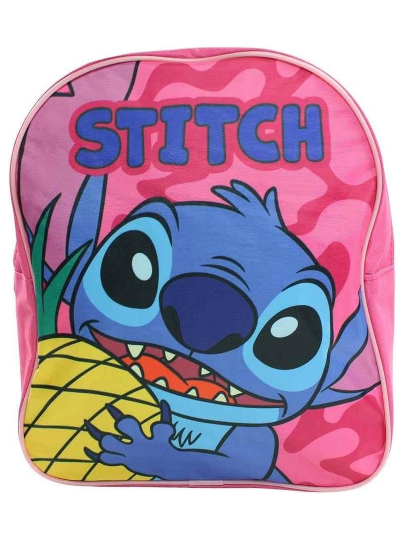 Disney - Sac à dos imprimé Lilo Et Stitch 30x26x10 cm Rose - Kiabi