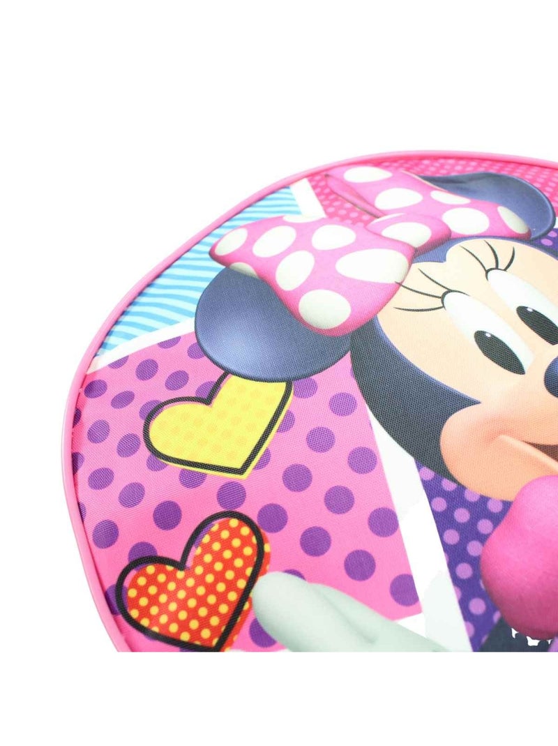 Disney - sac à dos rond enfant 27x9 cm Rose - Kiabi