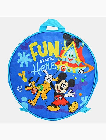 Disney - sac à dos rond imprimé 27 x 9 cm
