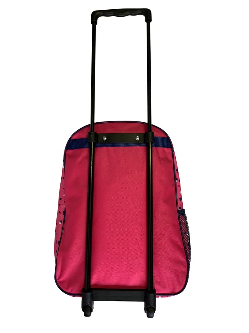 Disney - Sac à roulettes fille 40x30x13 cm à motif Rose - Kiabi