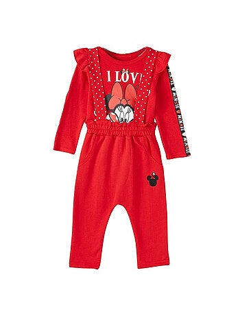 Disney - Salopette pantalon avec haut manches longues