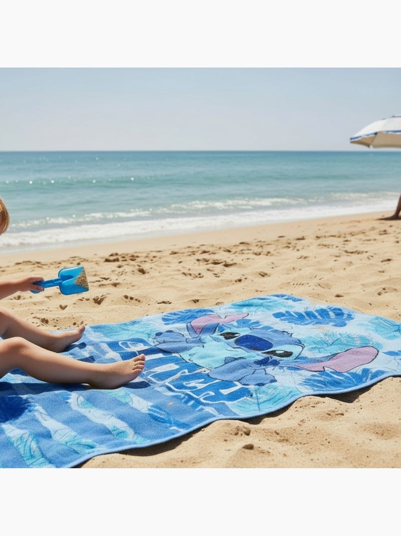 Disney - Serviette de plage décor et personnage Bleu - Kiabi