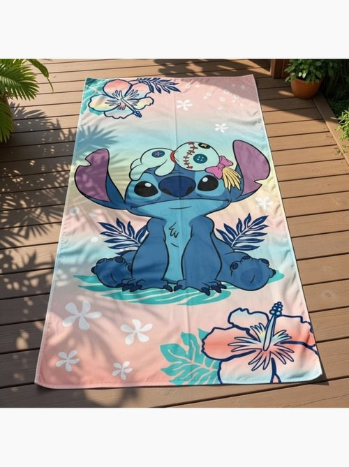 Disney - Serviette de plage enfant à motif personnage coloré - Kiabi