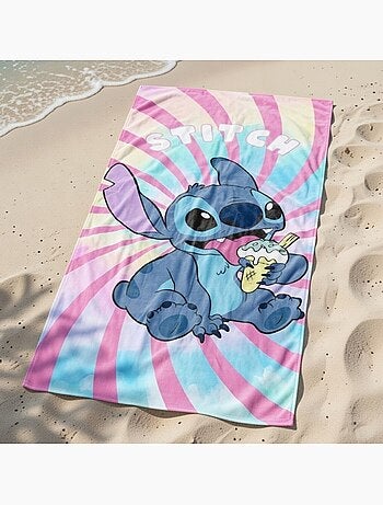 Disney - Serviette de plage enfant à motif personnage coloré