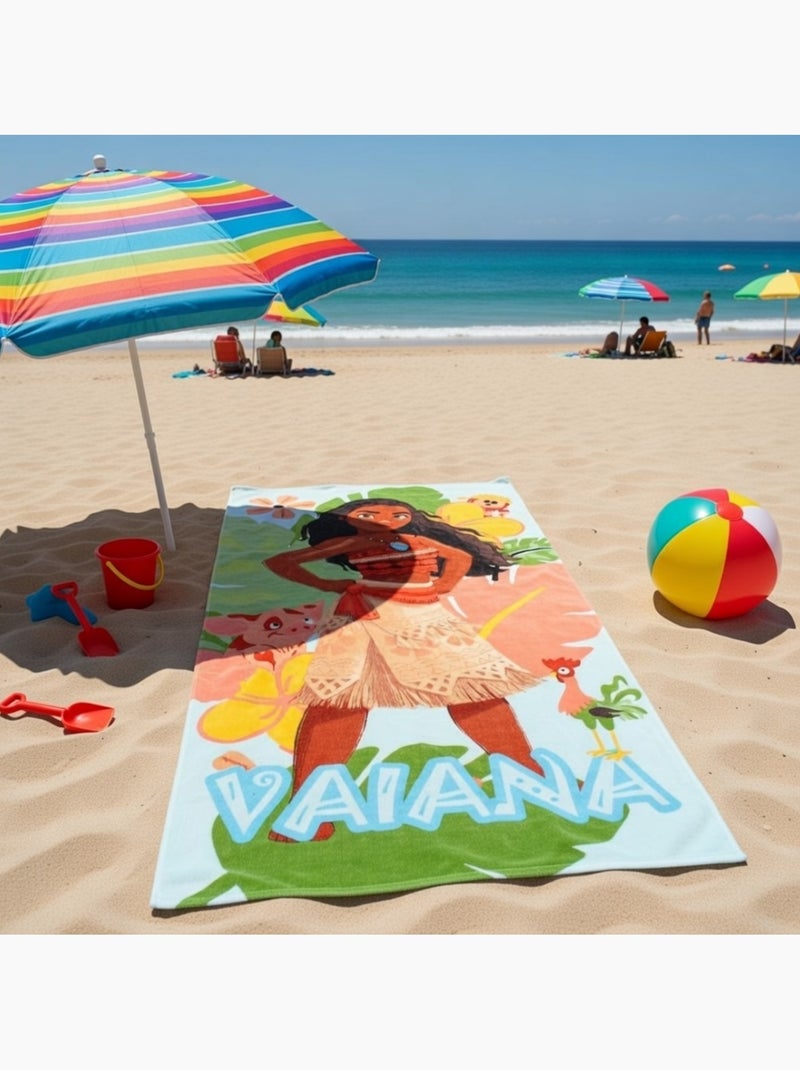Disney - Serviette de plage fille Vert - Kiabi