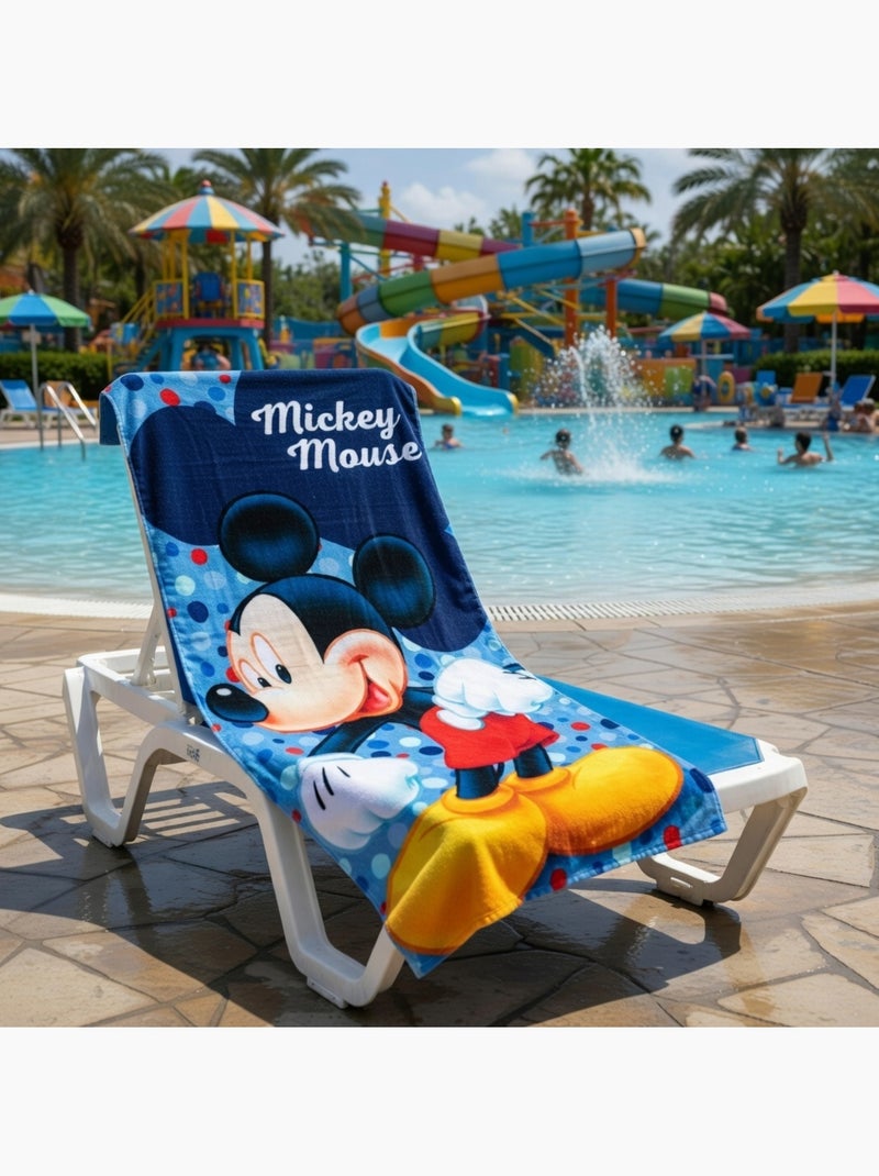 Disney - serviette de plage imprimée grand format Bleu - Kiabi