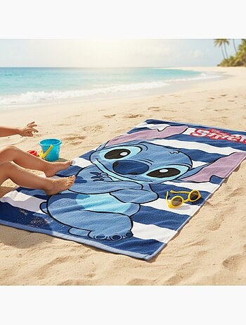 Disney - Serviette de plage lignes et personnage