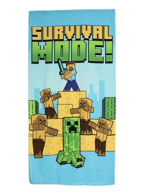 Disney - Serviette imprimé Minecraft - Kiabi
