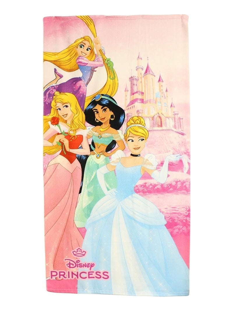 Disney - Serviette imprimé Princesse Rose - Kiabi