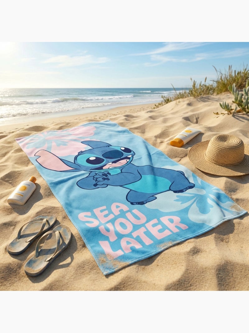 Disney - Serviette polyester Bleu - Kiabi