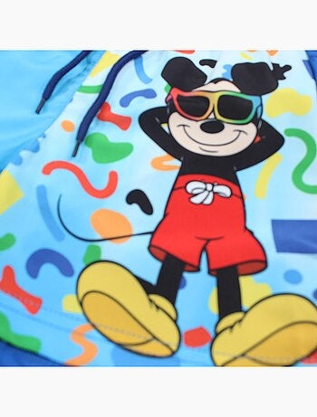 Disney - short de bain imprimé à cordon, coupe droite