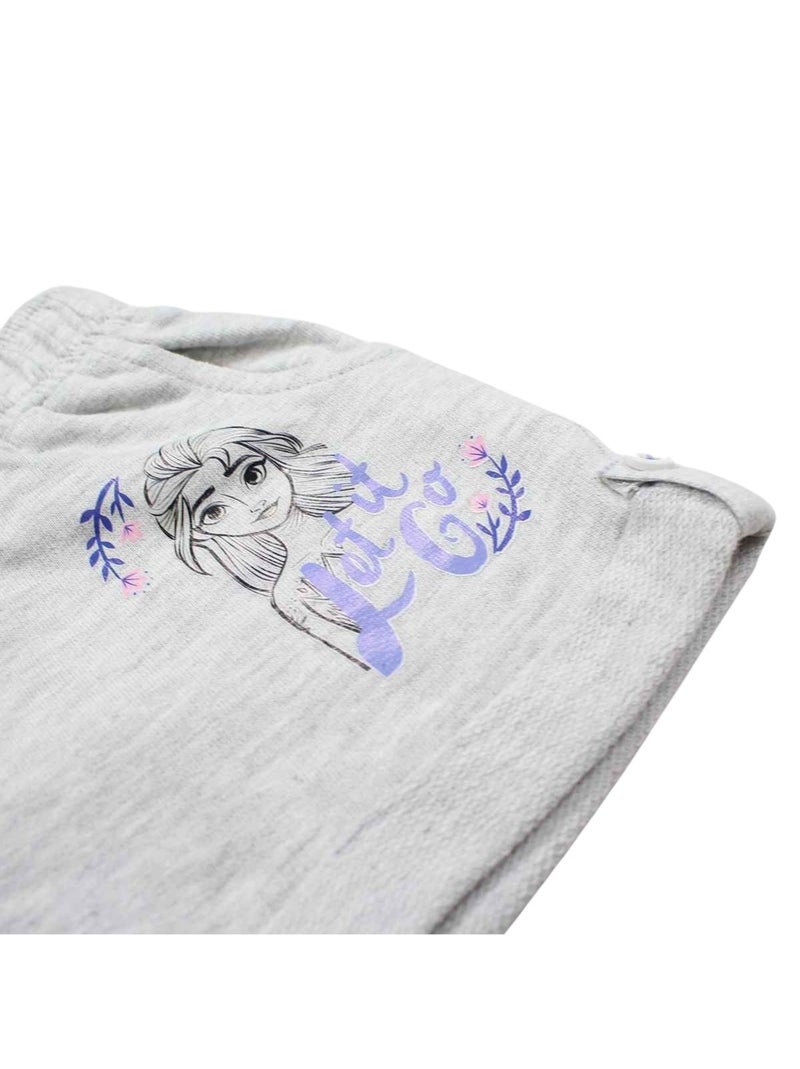 Disney - Short La reine des Neiges fille Gris - Kiabi