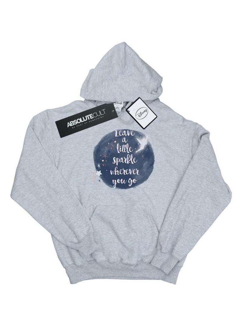 Disney - Sweat à capuche A LITTLE SPARKLE Gris chiné - Kiabi