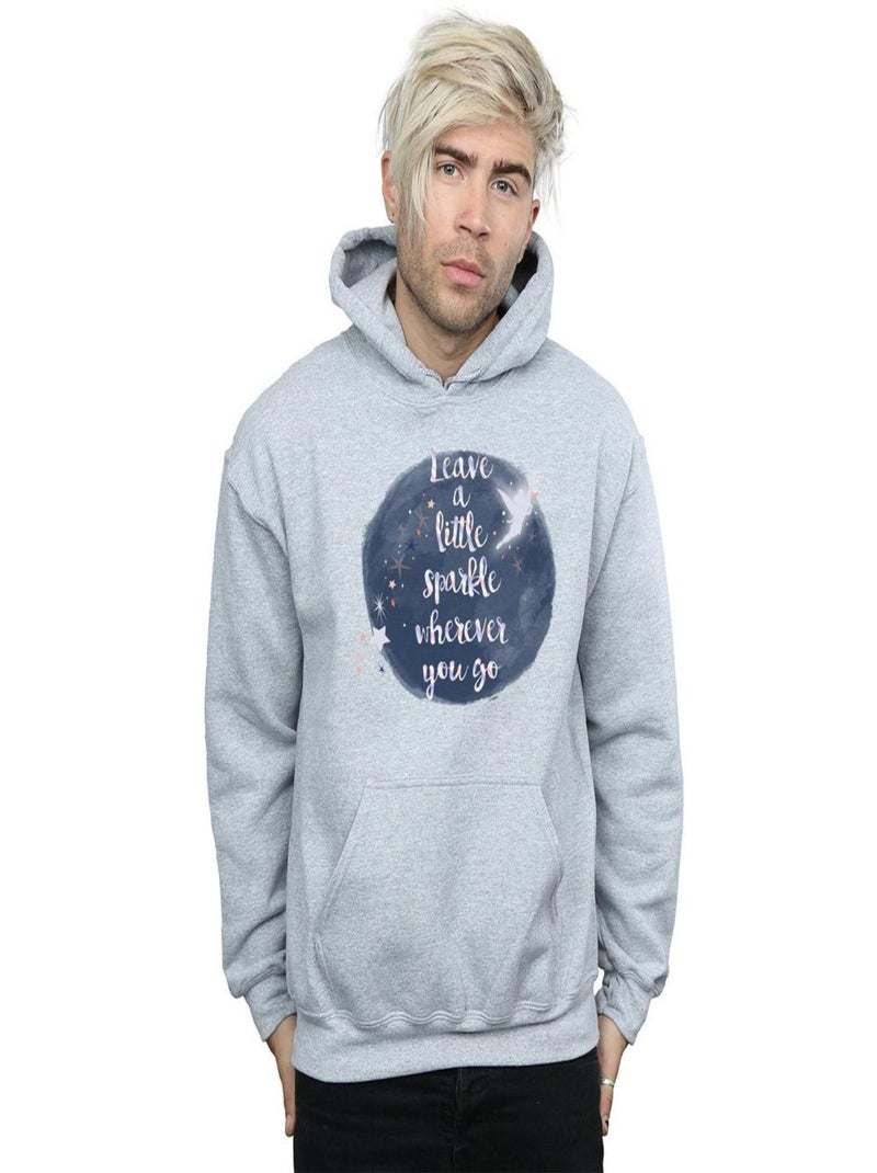 Disney - Sweat à capuche A LITTLE SPARKLE Gris chiné - Kiabi