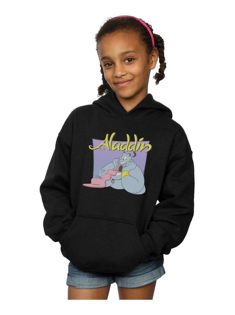 Disney - Sweat à capuche ALADDIN Noir - Kiabi