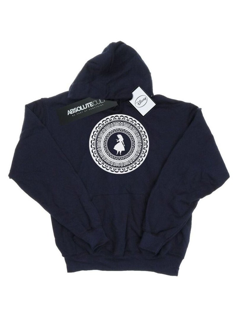 Disney - Sweat à capuche Alice au Pays des Merveilles Bleu marine - Kiabi